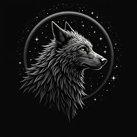 I want you to make a Norse mythology-style and style and the pixels for design for a logo for a company called "Valheim" And that a kind of black Sun be added. I want something that refers to a Wolf, I want it to be a professional business logo. I would li...