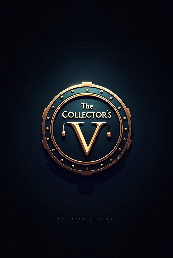 Logo for the name of a virtual store called the collector's vault 