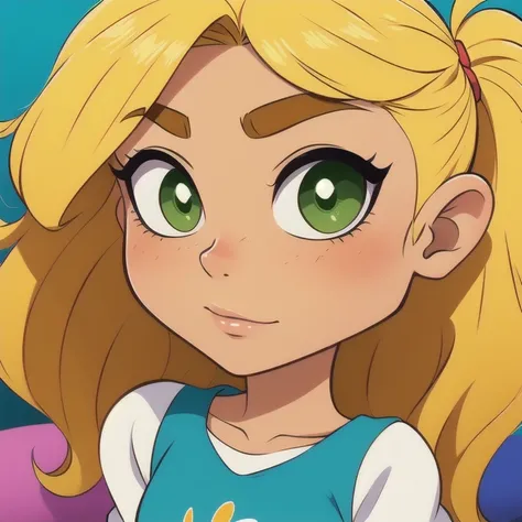 goldie_blox,green_eyes,blonde_hair 