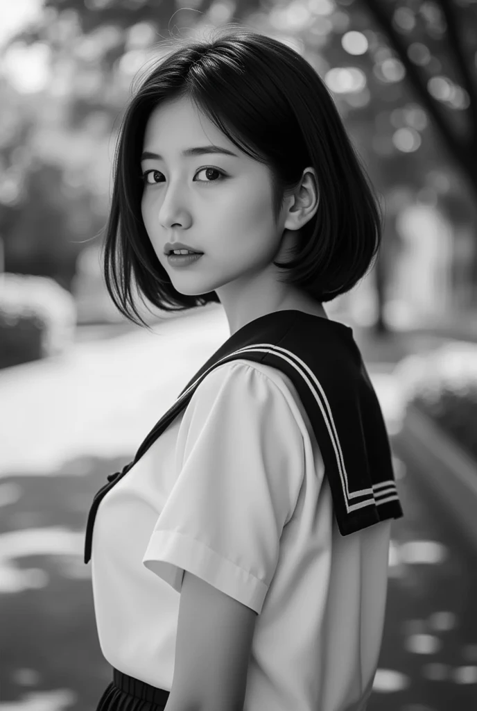   by Nomi, beautiful photographer,  Black and white photography:1.37,  Black and white photography:1.37,   FRONT MAP :1.21,  photo by Nomi, 非常に  by Nomiな写真, In the sunlight filtering through the trees,    A Clean Boundary between Light and Shadow   ,    A ...