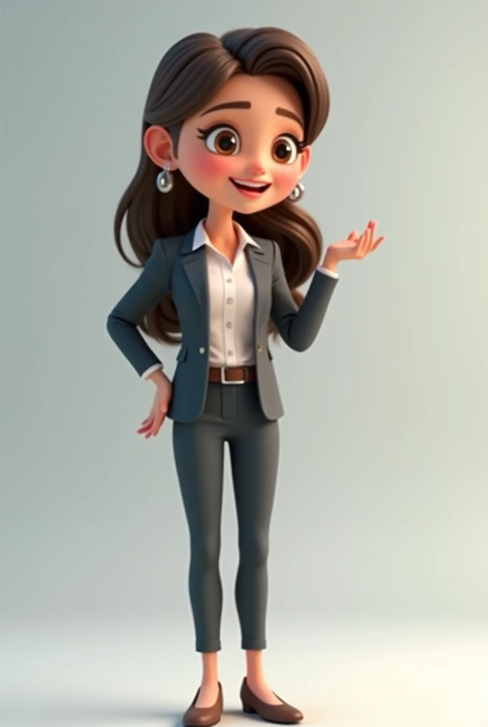 I want you to give me an animated avatar for my virtual assistant by voice commands, She is a woman