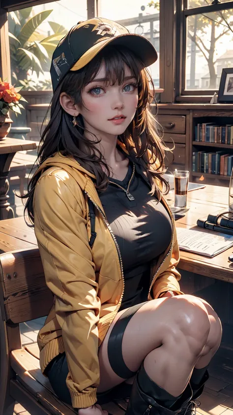  mid-shot,  mid-shot,  depth synthesis,  Bust,  upper body,   cinematic angles  ,  Masterpiece,  top quality,  very detailed, CG,  8k wallpaper,  pretty face,  Delicate Eyes, country々, Alone,  long white hair ,  yellow eyes,  hairpins,  white shirt ,   BLA...