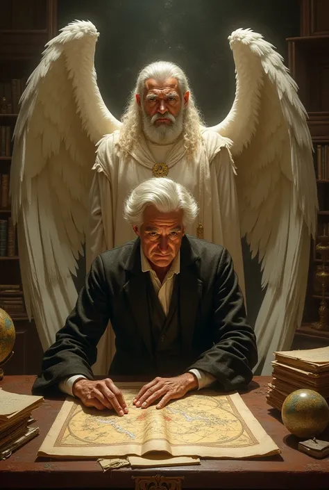 Take a picture of lucifer who as an observer of kepler is always behind him as a help