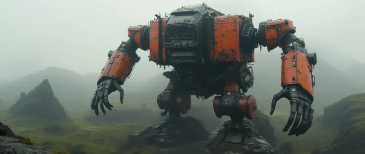 dystopian giant jaeger robot apoclypse