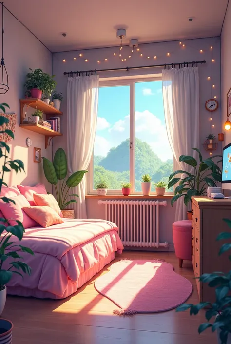 Anime style room