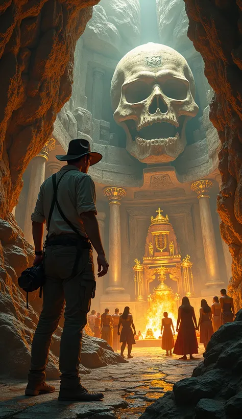 Underworld Realm,  Disney Movies、 Indiana Jones、Underground exploration、Underground City、Underground Temple 、 Crystal Skull Temple、Golden Palace、 lavishly decorated colonnades 、OdoroDorotheus Altar 、Large snake pattern on the wall、 Sacrifice that can be th...