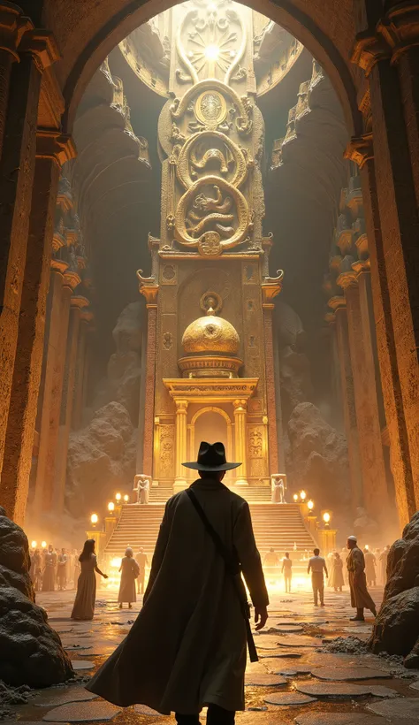 Underworld Realm,  Disney Movies、 Indiana Jones、Underground exploration、((Underground City、Underground Temple ))、 Crystal Skull Temple、Golden Palace、 lavishly decorated colonnades 、OdoroDorotheus Altar 、Large snake pattern on the wall、 Sacrifice that can b...