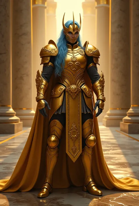  Gemini Saga ,  one of the most powerful Golden Knights from The Knights of the Zodiac ,  is known for his duality between good and evil .  Guardian of the Gemini House in the Sanctuary , ele veste a imponente  Gemini Gold Armor ,  representing the zodiac ...