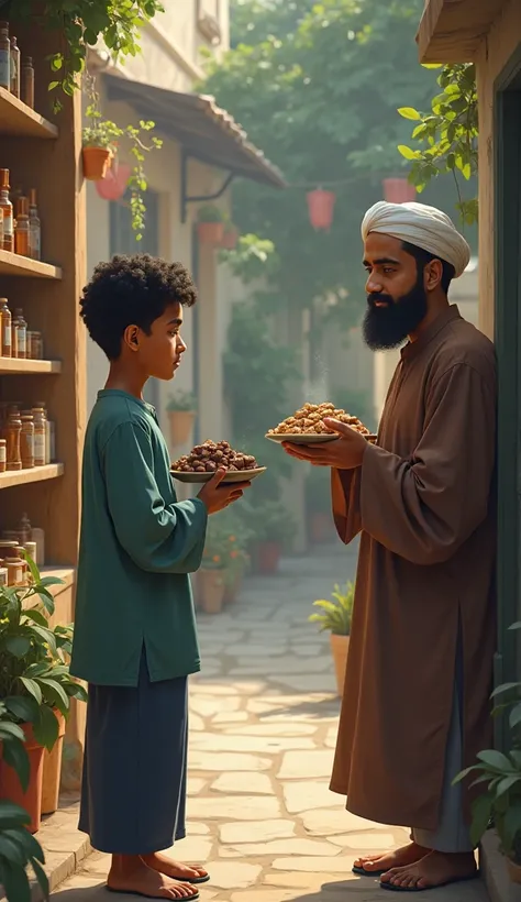 Hamid is a student of a small madrasah. One day he returned from buying chocolates from the shop and found that the shopkeeper had overcharged him.
What will he do?

📌 He went back to the shop and told the shopkeeper, "You forgot to pay more, it's your rig...