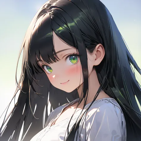 (((sfw, masterpiece, best quality, ultra-high-resolution illustrations, beautiful artwork, award-winning works, high detail))), (anime-style:1.2), ((vivid colors)), (calm atmosphere), 1girl, cute, beautiful, (intellectual), (super long straight black hair,...