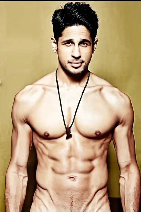 sidharth malhotra naked, dont show lower body just shows cuts