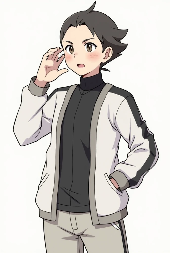 More Pokémon Trainer clothing designs are as follows: 1. Turtleneck Shirt 2. The sleeves must not be sleeveless 3. Trousers 4. Main Color Black-White 5. Cool Style Fiasco 6. Simple Pokemon Anime Stripes