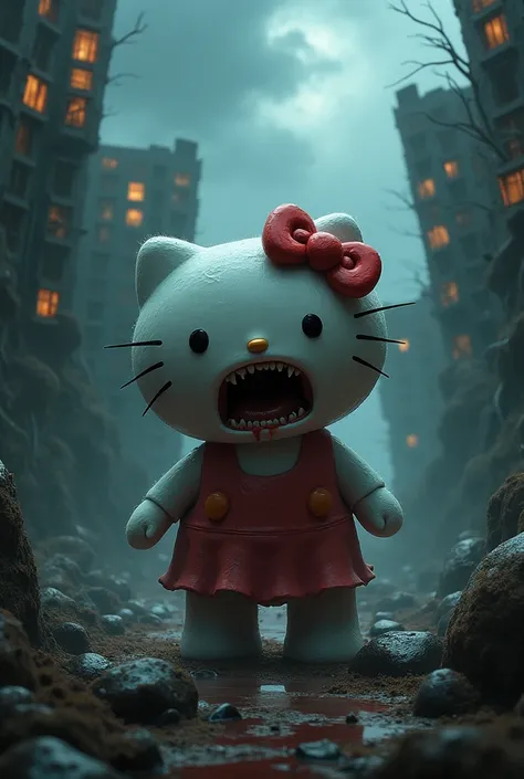 Scream con hello kitty