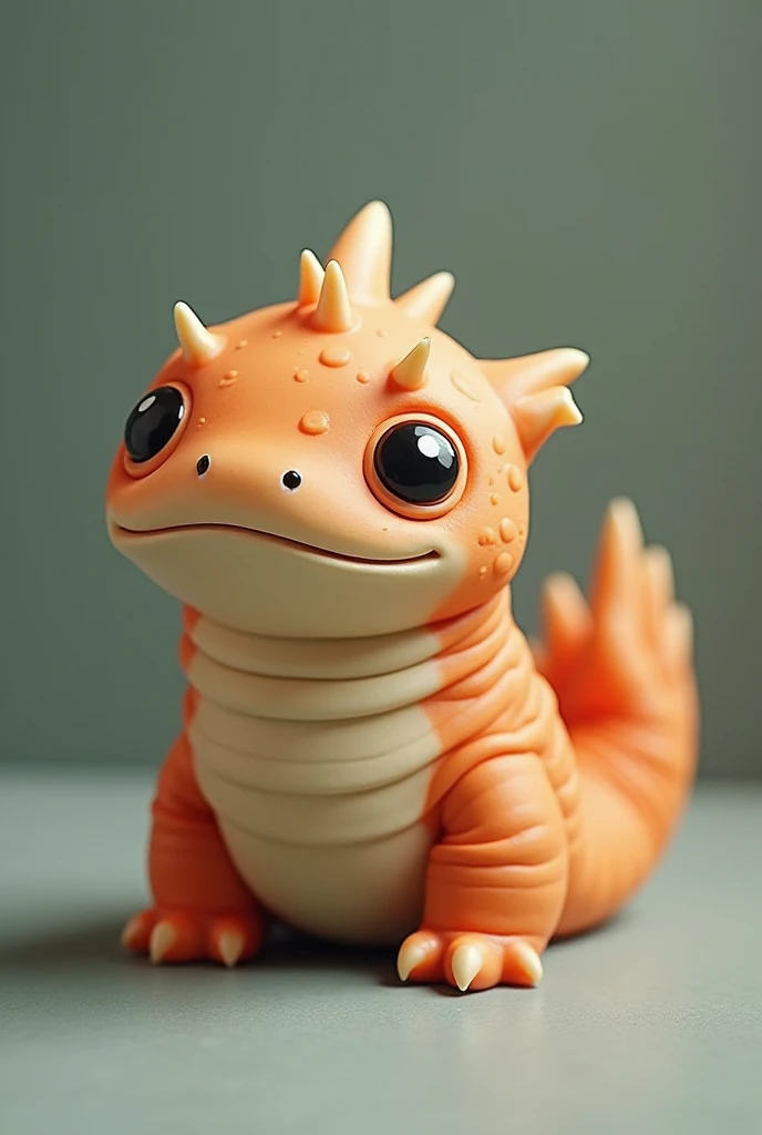  I want a little clay monster , Make it cute and adorable . redondo,  chubby with only one shape .  With fat legs and big arms  ( to make them easy for me to do because I want to make a lot of rolls collection).  With asymmetric eyes but a cute kawaii look...