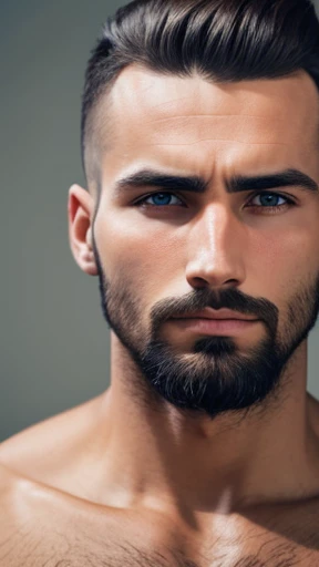  A Karaite man with medium hair focusing on the face 