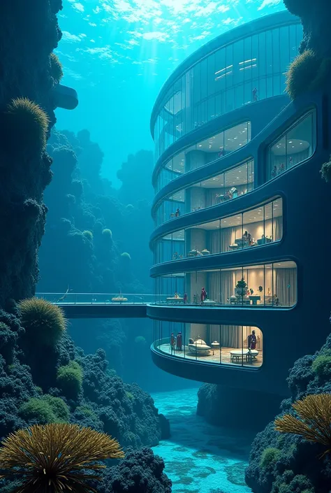 It was originally an underwater research lab before being converted into a hotel. 