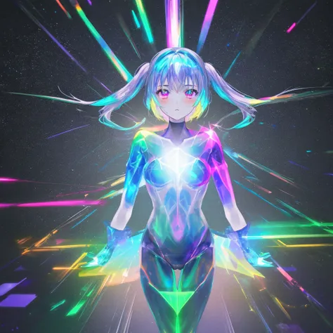 (Holographic glow effect