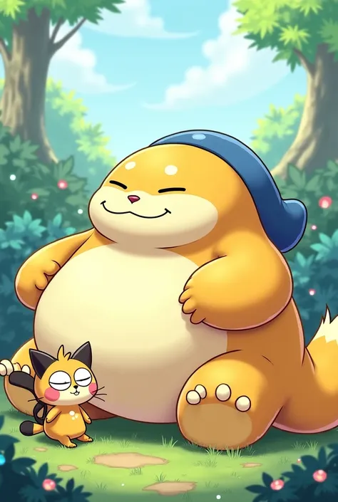 Imagen de pokemon com meowth y snorlax 