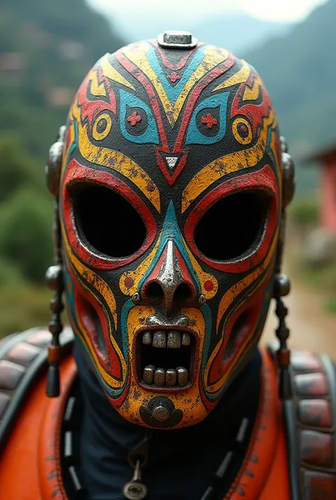 Michoacan motorcycle mask