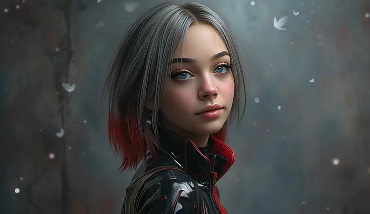 (ultra real), (figure), (High resolution), (8K), (very detailed), (Best figure), (detailed and beautiful eyes), (highest quality), (Super detailed), (masterpiece), (wallpaper), (detailed face), Generate a highly realistic image of venom-girl, NSFW, half gr...