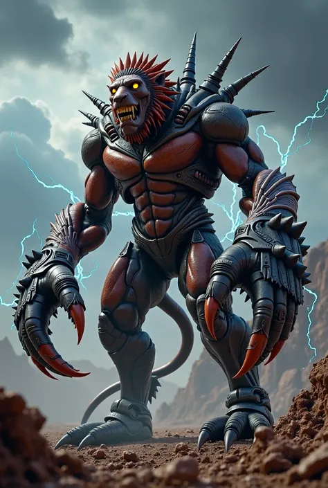 Lion-O thundercat fusion with Scorpion mortal combat 