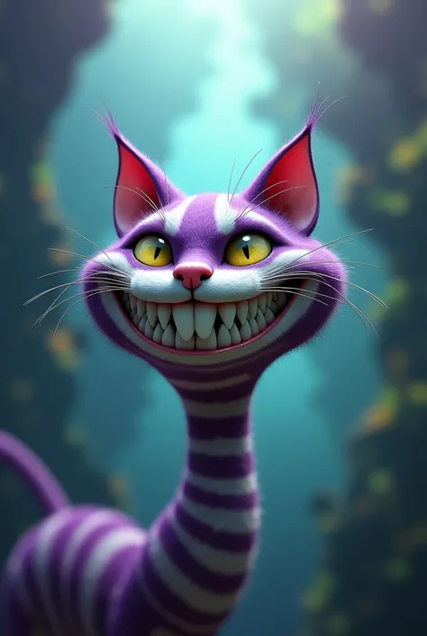 Create a profile picture of just the Cheshire cat's head 