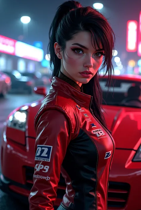 Gostaria que fizesse a Rachel de need for speed Underground 2 com seu nissan 350z ao fundo 