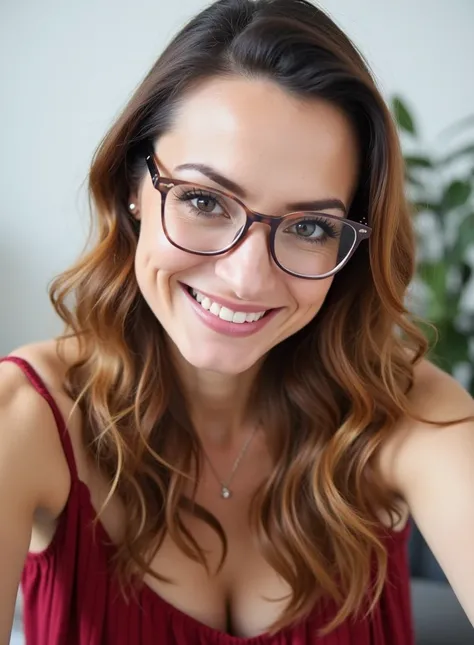 Professional photo of a therapist in slightly blurry casual ,  clothing attending to her client with her back to the camera in her office, Of course,  modern and cozy .