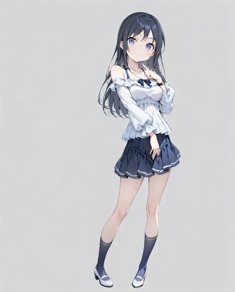 ( in the seat),( alone),

 masterpiece、  high quality 、  Hi-Res、
 grey background、
(  from head to toe:1.5、 full body view:1.5)、In the center:1.2、

Ayase Aragaki,  long hair,  blue eyes,  black hair, 

(  so beautiful:0.9)、(  very cute :0.9)、
(round face)、...
