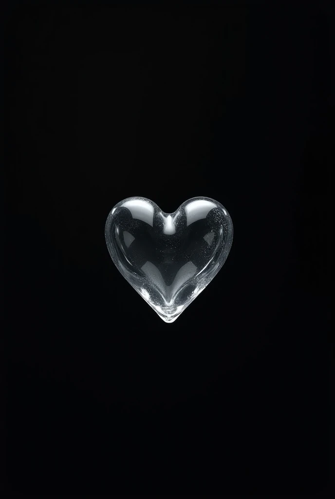 The real shape of the heart is glass, and underneath it is the following page ID: ghalab._.shisheh_i And it has a black wallpaper. 