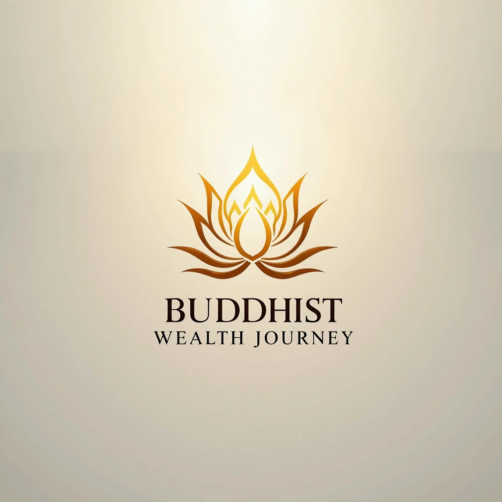 Create an interesting, hd, high quality logo for my channel  named as "Buddhist wealth Journey"