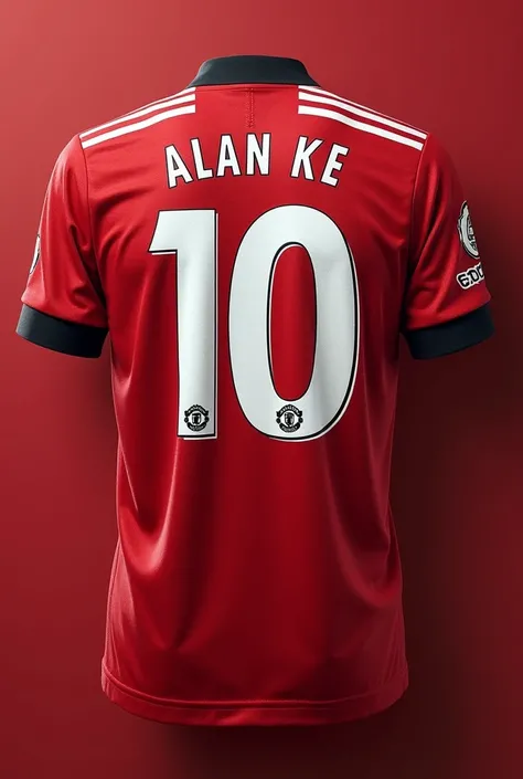 Create a Manchester united shirt only written Alan ke 10