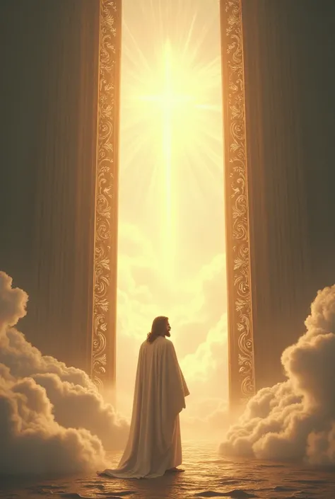 In the gates of heaven jesus is waiting while people are on the line then Jesus saw me and said i knew you