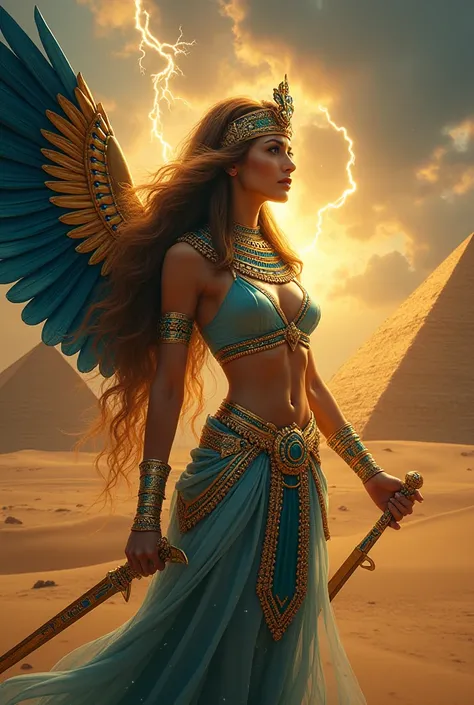 Masterpiece highest quality Egyptian goddess she is brilliant radiant resplendent beautiful precious extremely beautiful perfect strong powerful authoritarian majestic perfect beauty perfect strength extreme absolute power ultimate authority ultimate autho...