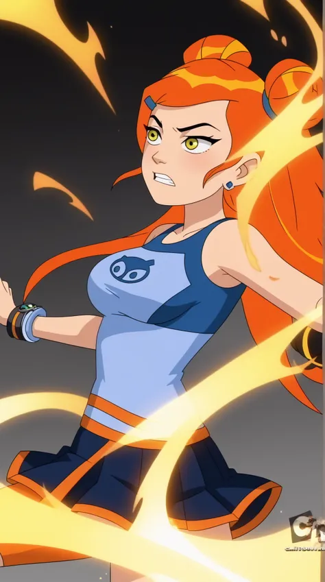 Genevieve "Gen" Tennyson (Gen 23)



Theme Color: Orange

Hairstyle: Twin buns with fiery orange streaks, looser and slightly wilder than her prime version

Eye Color: Bright amber-orange

Hair Color: Golden blonde with orange highlights

Skin Tone: Slight...