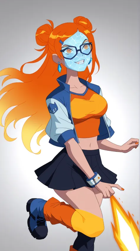 Genevieve "Gen" Tennyson (Gen 23)



Theme Color: Orange

Hairstyle: Twin buns with fiery orange streaks, looser and slightly wilder than her prime version

Eye Color: Bright amber-orange

Hair Color: Golden blonde with orange highlights

Skin Tone: Slight...