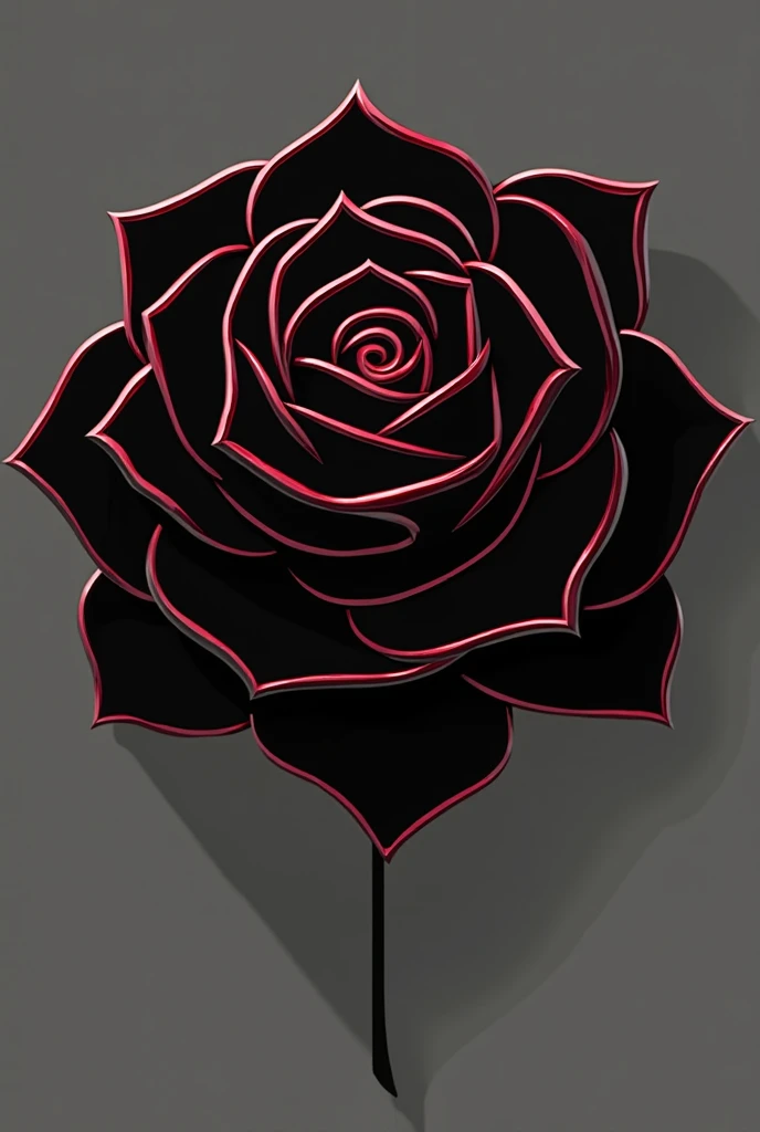 A logo for a mafia called La Rosa Nera. The picture should say “La Rosa Nera”. Without “the Black Rose” or something similar and a different design. For example, as from a company.