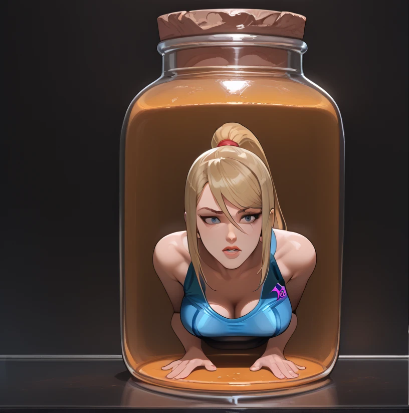 girl trapped in a bottle, compressed, full body, her breast pressing against glass, beautiful woman, trapped in a jar, sexy, jar, glass, her body pressed against the glass, GirlInGlassJar, full body, jar, against glass, Total enclosure fetishism, close up,...