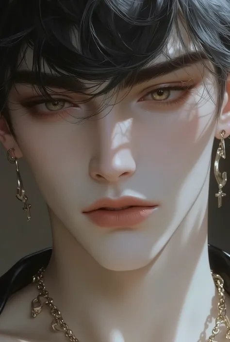 pure devine pale skin , handsome men, 20 yrs old, 8K