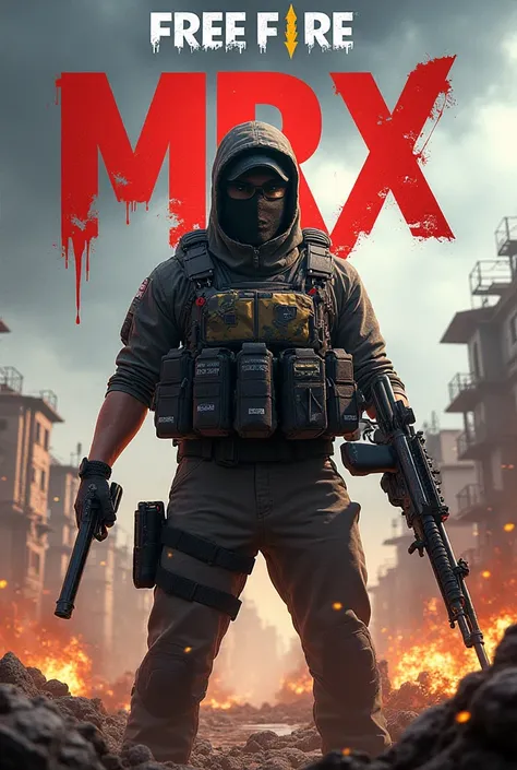 Image of Free Fire game with initials MRX