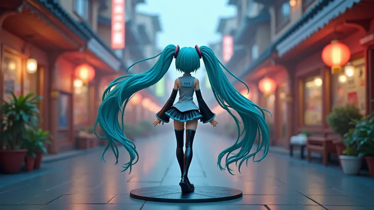 ( masterpiece,  top quality,   is ridiculous:1.2) , ( full body photo:1.2) , a highly   Details (Figma:1.1) , ( on plastic base:1.2) , ( Hatsune Miku:1.2) ,  1 girl, Alone, [[ by Nomi] ], extremely   Details background,  top quality  masterpiece,   Details...