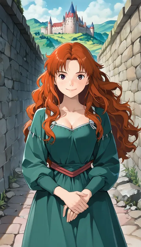 (score_9, score_8_up, score_7_up, , high_resolution, 1girl, Merida), (extremely detailed CG unit 8k wallpaper),(master part), (best quality), (ultra detail), (best illustration),(ghibli_style), cowboy shot, close up, standing, facing viewer, looking at vie...