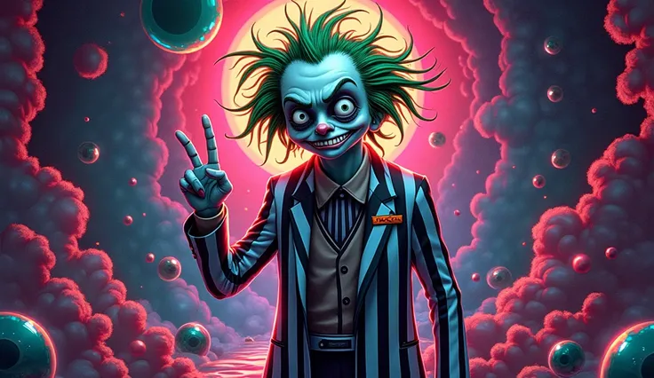 Beetlejuice neo Pop Art 