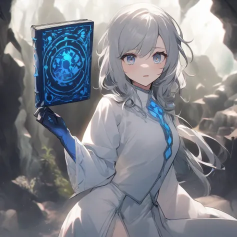 Manipulate the Blue Spell Book with your left hand「The Sage of Light」Also called a female mage, 、Has the ability to teleport。 I look like I have gray hair、Flesh-colored eyes 。Once overused by her parents and almost dying in a cave, she was empowered by a w...