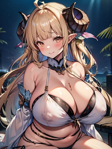 (upper body:1.2), (breasts on table), (breast rest),  sitting, 
embarrassed, seductive smile, blush,
 bewitching pose, heavy breathing, Fog, (glistening skin:1.2),dripping sweat
Anila , 1woman,  Granblue Fantasy, (( top quality)), (( Masterpiece)),( Detail...