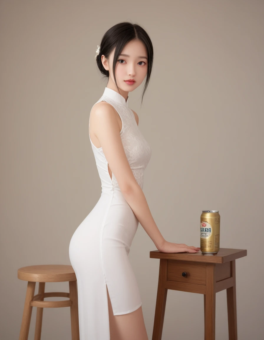 A slender beautiful girl who looks good in a Chinese dress has a thick natural stool, and then is given a wiener enema and can't hold back anymore, so she also eats the wiener. You will be fascinated by China girl's poop play.