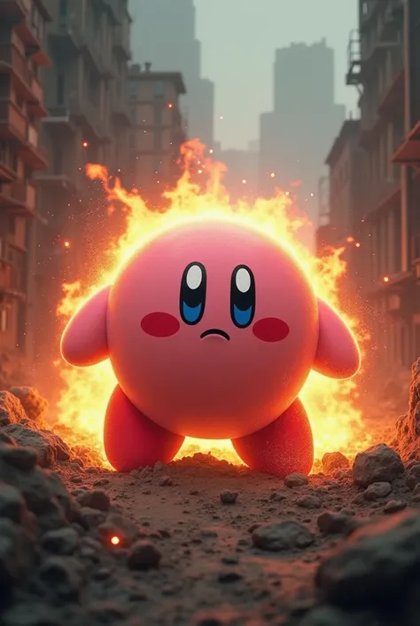 Kirby, who absorbed nuclear bombs and ate and gained the ability to explode nuclear bombs.