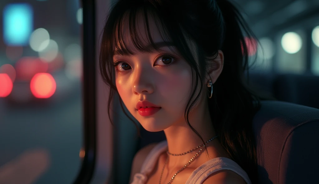 
8k,   Masterpiece,   RAW Photo ,   top quality,   Photorealistic,     very elaborate CG Unity 8K wallpaper   ,    Cover Depth ,     cinematic light   ,   lens flare,   ray tracing  , (   very pretty face ,   beautiful lips,   beautiful eyes),  Delicately ...