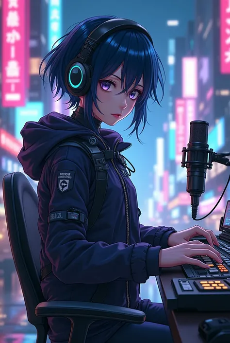 This is the only anime character in the world that is technologically advanced, in addition to programming. Someone who knew how to use a microphone and a microphone.