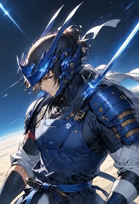 Blue space samurai